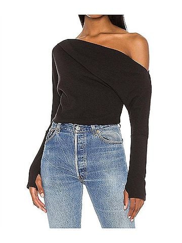 Free People Fuji Thermal Top in Black (view 2)