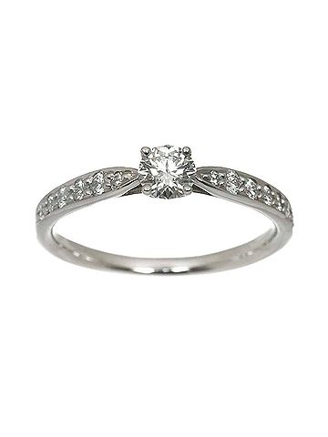Tiffany & Co. Tiffany &amp; Co. Harmony Band Ring, 0.22ct Diamond, Platinum. (view 2)