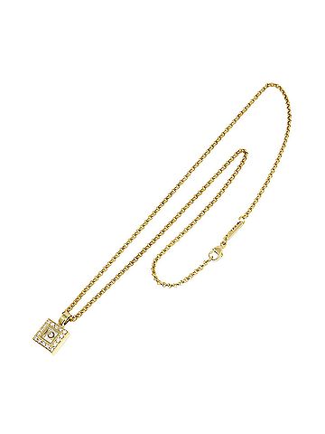 Chopard Chopard Happy Diamond Necklace, 42cm, 18K Yellow Gold (750) (view 2)