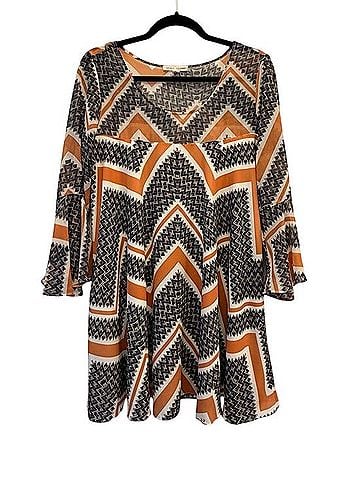Paper Crown Geometric Swing Dress Casual Dress (view 1)