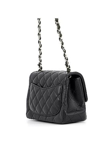 Chanel Chanel Chain Shoulder Bag Mini Classic Matelassé Coco Mark Lambskin A35200 CHANEL Handbag Black Women's (view 2)