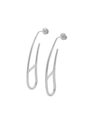 Hermès Hermes Chaine d'Ancre Twist Punk Earrings, SV925 Silver, HERMES Punk, (view 1)