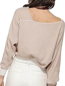 Line & Dot Pullover Sweater (view 2)