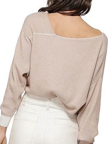 Line & Dot Pullover Sweater (view 2)