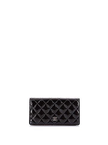 Chanel L-Yen Wallet Quilted Patent (view 1)