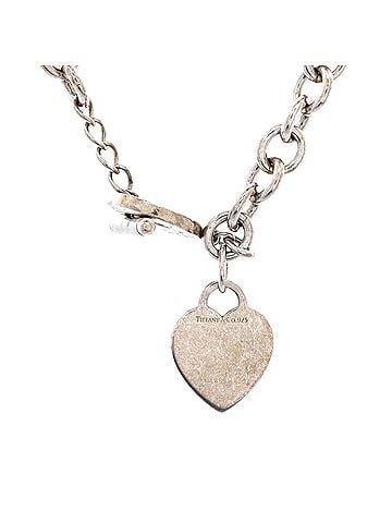Tiffany & Co. Heart Tag Toggle Chain Necklace Sterling Silver (view 1)