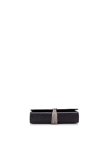 Saint Laurent Classic Monogram Tassel Crossbody Bag Crocodile Embossed Leather Medium (view 2)