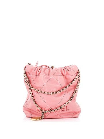 Chanel 22 Chain Hobo Quilted Caviar Mini (view 1)