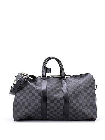 Louis Vuitton Keepall Bandouliere Bag Damier Graphite 45 (view 1)