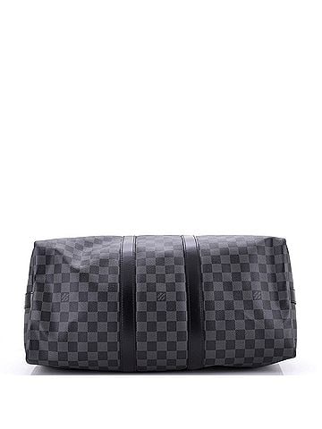 Louis Vuitton Keepall Bandouliere Bag Damier Graphite 45 (view 2)