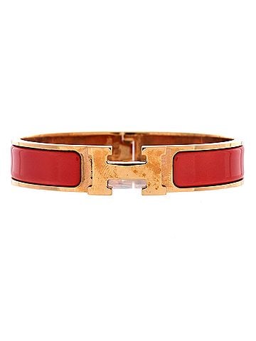 Hermès Clic H Bracelet Enamel Narrow (view 1)
