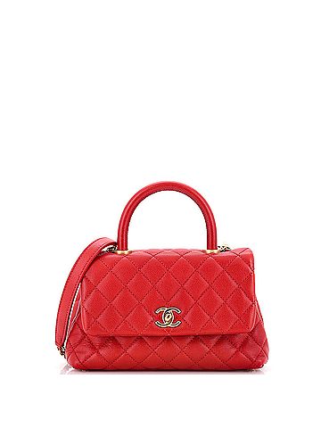 Chanel Coco Top Handle Bag Quilted Caviar Mini (view 1)