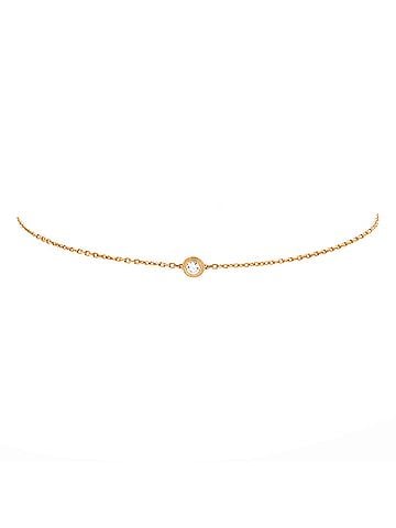 Cartier D'Amour Bracelet 18K Yellow Gold with Diamond XS (view 1)