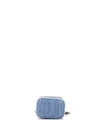 Chanel Pearl Crush Vanity Case with Chain Quilted Denim Mini (view 2)