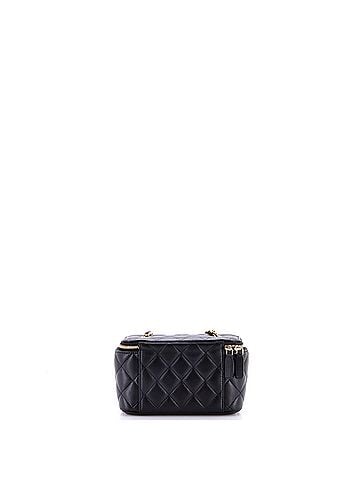Chanel Pearl Crush Vanity Case with Chain Quilted Lambskin Small (view 2)