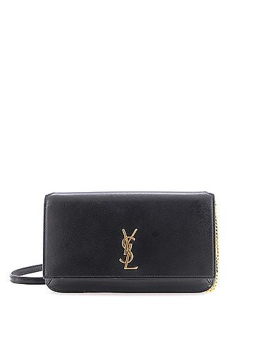 Saint Laurent Classic Monogram Phone Holder Shoulder Bag Leather (view 1)