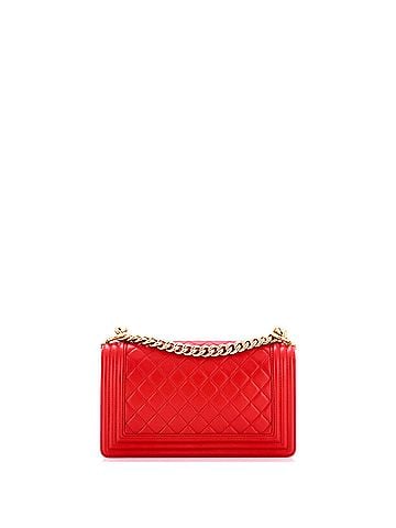 Chanel Boy Flap Bag Quilted Lambskin Old Medium (view 2)