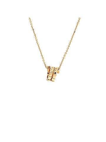 Bvlgari Serpenti Viper Spiral Pendant Necklace 18K Yellow Gold (view 1)