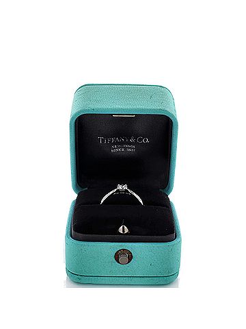 Tiffany & Co. Harmony Solitaire Ring Platinum with RBC Diamond 0.30-0.39CT (view 2)