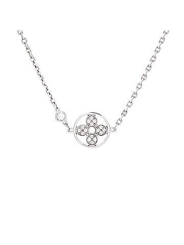 Louis Vuitton Idylle Blossom Necklace 18K White Gold and Diamonds (view 1)