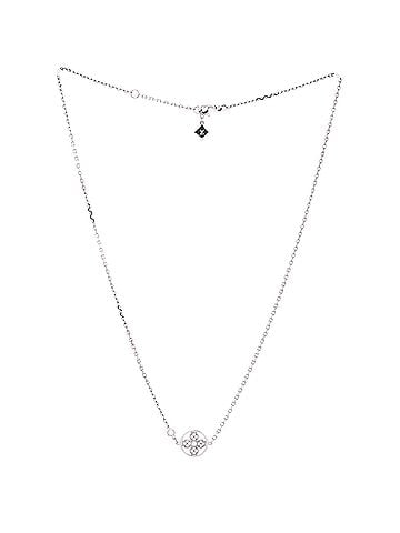 Louis Vuitton Idylle Blossom Necklace 18K White Gold and Diamonds (view 2)