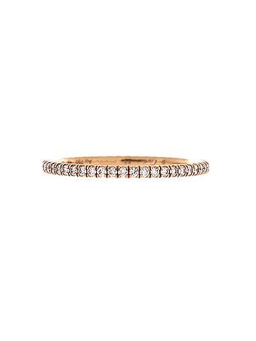 Cartier Etincelle de Cartier Eternity Wedding Band Ring 18K Rose Gold and Diamonds 2mm (view 1)