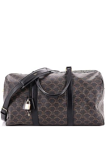 Céline Travel Duffle Bag Triomphe Coated Canvas Medium (view 1)