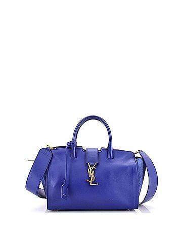 Saint Laurent Monogram Cabas Downtown Leather with Suede Baby (view 1)