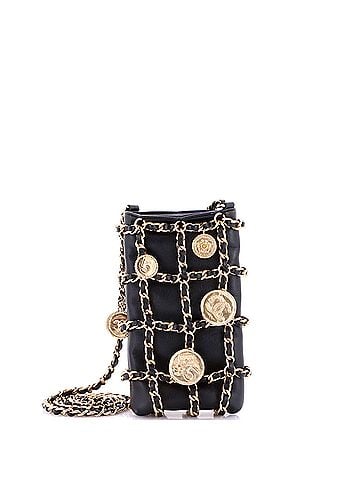 Chanel Tech Me Out Medallion Clutch With Chain Lambskin (view 1)