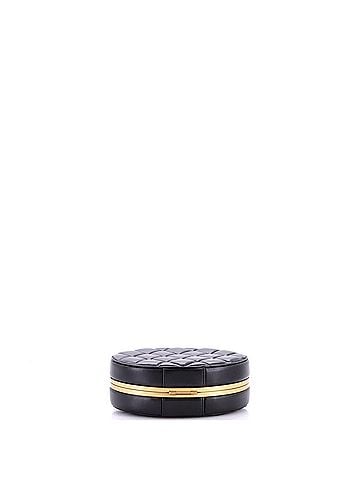 Chanel Oval Frame Clutch on Chain Quilted Lambskin (view 2)