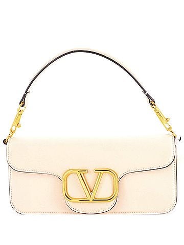 Valentino Garavani VLogo Loco Flap Shoulder Bag Leather Medium (view 1)