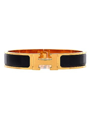 Hermès Clic H Bracelet Enamel Narrow (view 1)