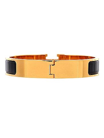 Hermès Clic H Bracelet Enamel Narrow (view 2)