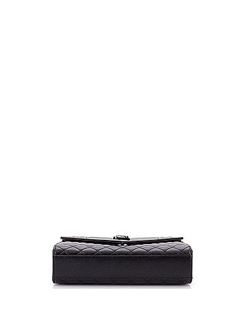 Saint Laurent Classic Monogram Envelope Satchel Mixed Matelasse Leather Medium (view 2)