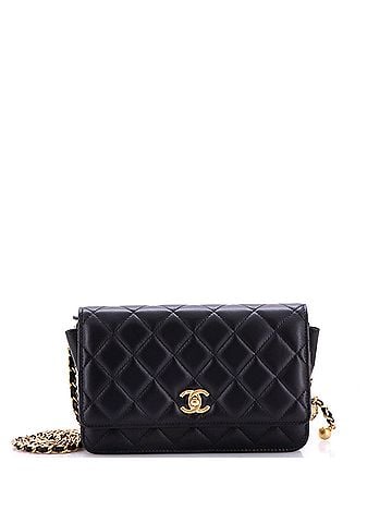 Chanel Pearl Crush Wallet on Chain Quilted Lambskin (view 1)