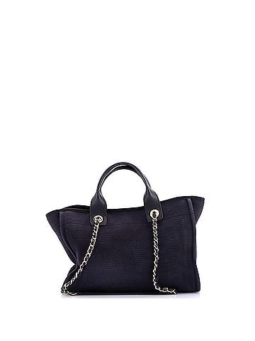 Chanel Deauville NM Tote Mixed Fibers Small (view 2)
