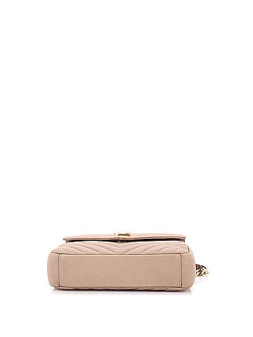 Saint Laurent Classic Monogram College Bag Matelasse Chevron Leather Medium (view 2)
