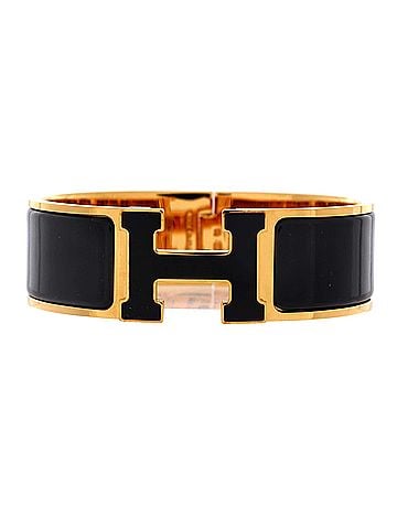 Hermès Clic H Bracelet Enamel Wide (view 1)