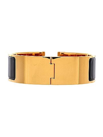 Hermès Clic H Bracelet Enamel Wide (view 2)