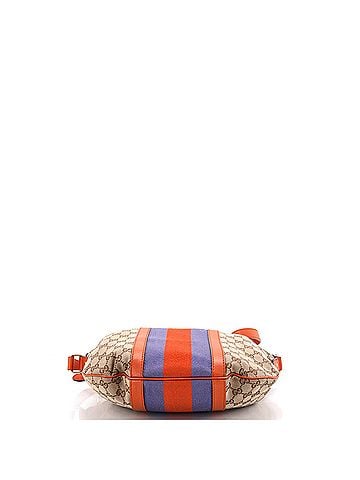 Gucci Vintage Web Saddle Messenger Bag GG Canvas Medium (view 2)