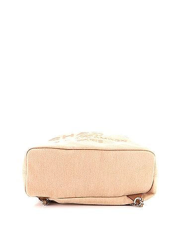 Chanel Deauville Backpack Canvas with Sequins Large (view 2)