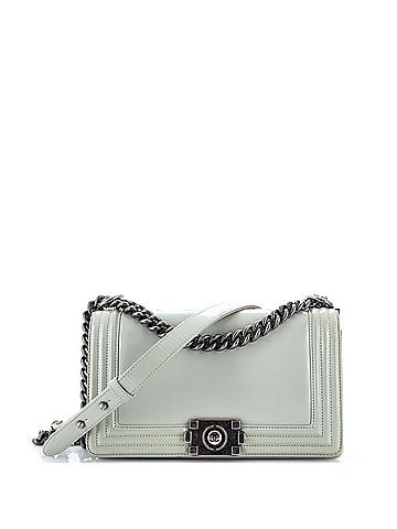 Chanel Reverso Boy Flap Bag Glazed Calfskin Old Medium (view 1)