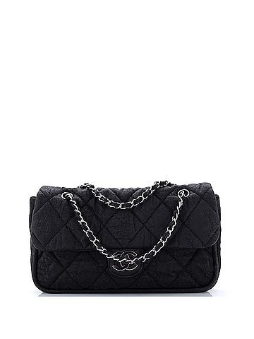 Chanel Le Marais Ligne Flap Bag Quilted Coated Canvas Medium (view 1)