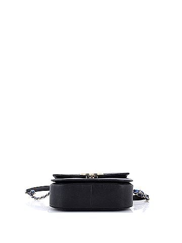 Chanel Thread Around Flap Bag Quilted Caviar Small (view 2)