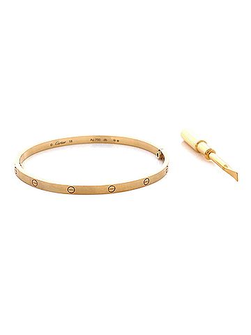 Cartier Love Bracelet 18K Yellow Gold Small (view 2)