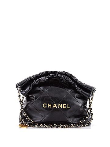 Chanel 22 Chain Hobo Quilted Calfskin Small (view 1)
