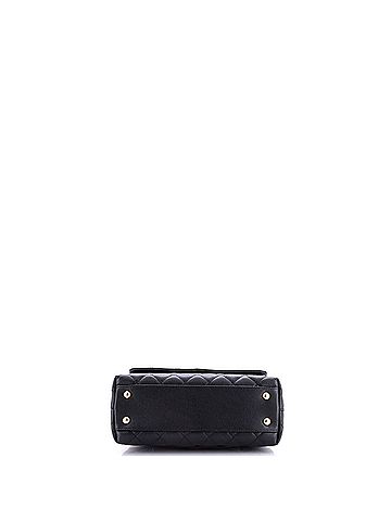 Chanel Coco Top Handle Bag Quilted Caviar Mini (view 2)