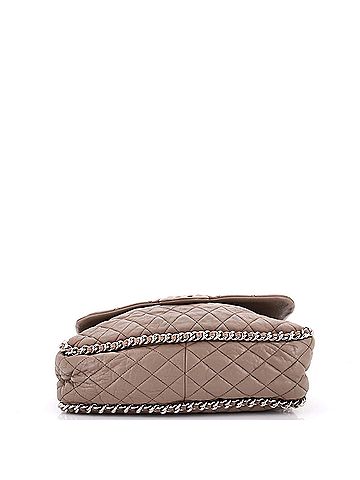 Chanel Chain Around Flap Bag Quilted Leather Maxi (view 2)