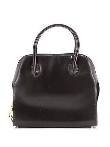 Salvatore Ferragamo Vintage Gancini Top Handle Bag Leather (view 1)