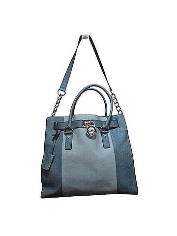 Michael Kors Hamilton Leather Satchel (view 1)